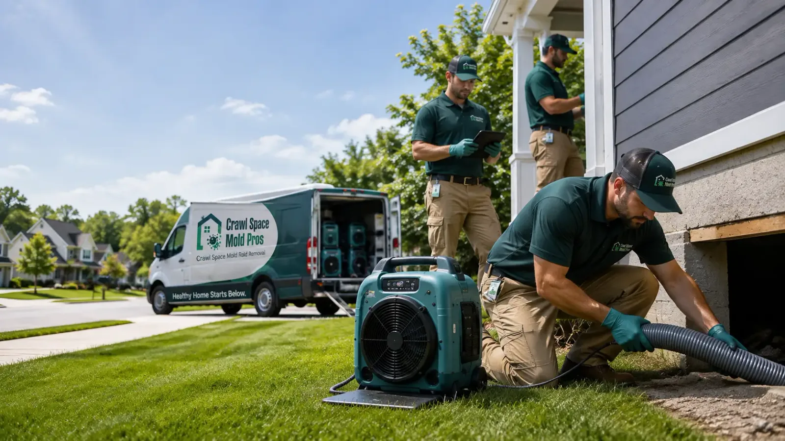 Crawl Space Mold Removal in Weimar, TX